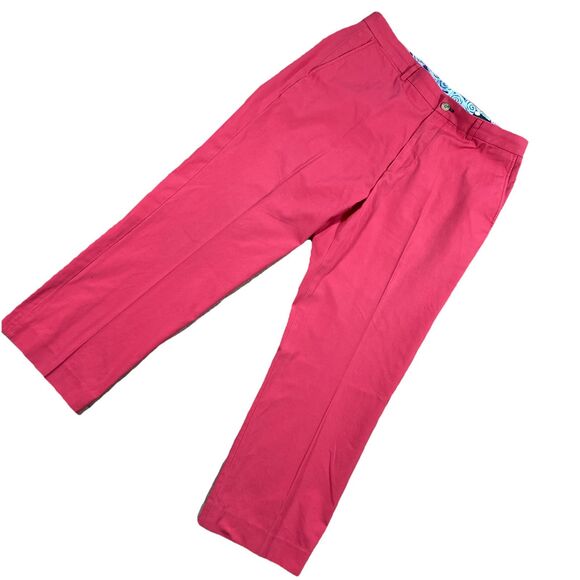 NWT Mens Lilly Pulitzer Palm Beach Size 36 Phipps Pants Watermelon Hot Pink - Picture 1 of 8